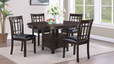 Lavon Oval Extension Dining Table & 5-Piece Set - 5pcs- Table + 4 Side Chairs