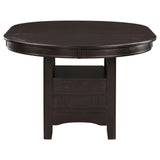 Lavon Oval Extension Dining Table & 5-Piece Set - Transitional Espresso with Storage Pedestal – view 6