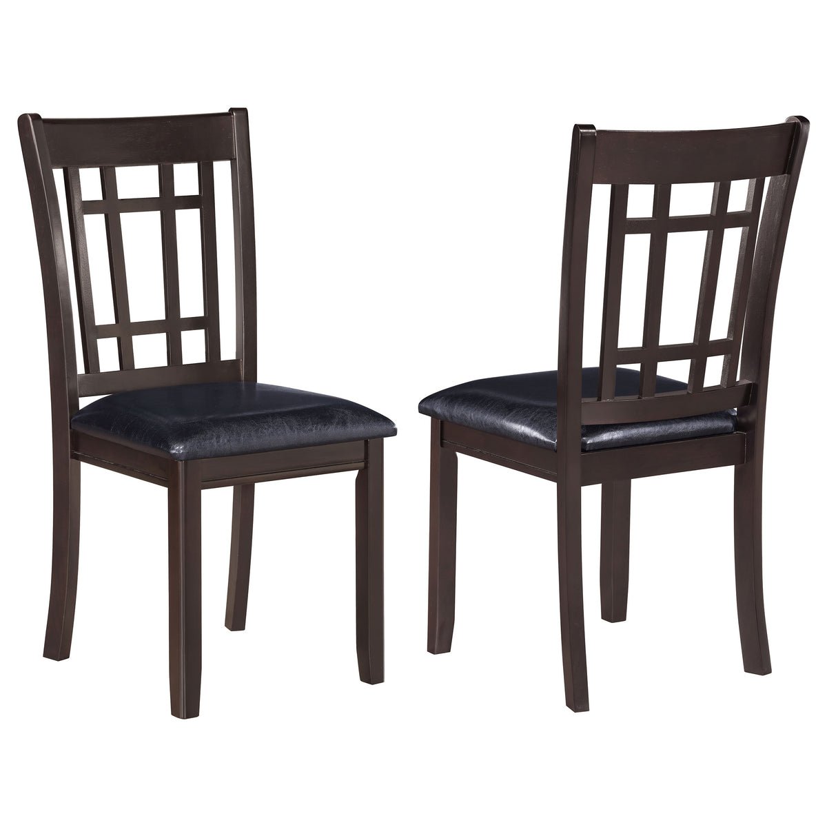 Lavon Oval Extension Dining Table & 5-Piece Set - Set of 2 Side Chairs