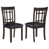 Lavon Oval Extension Dining Table & 5-Piece Set - Set of 2 Side Chairs