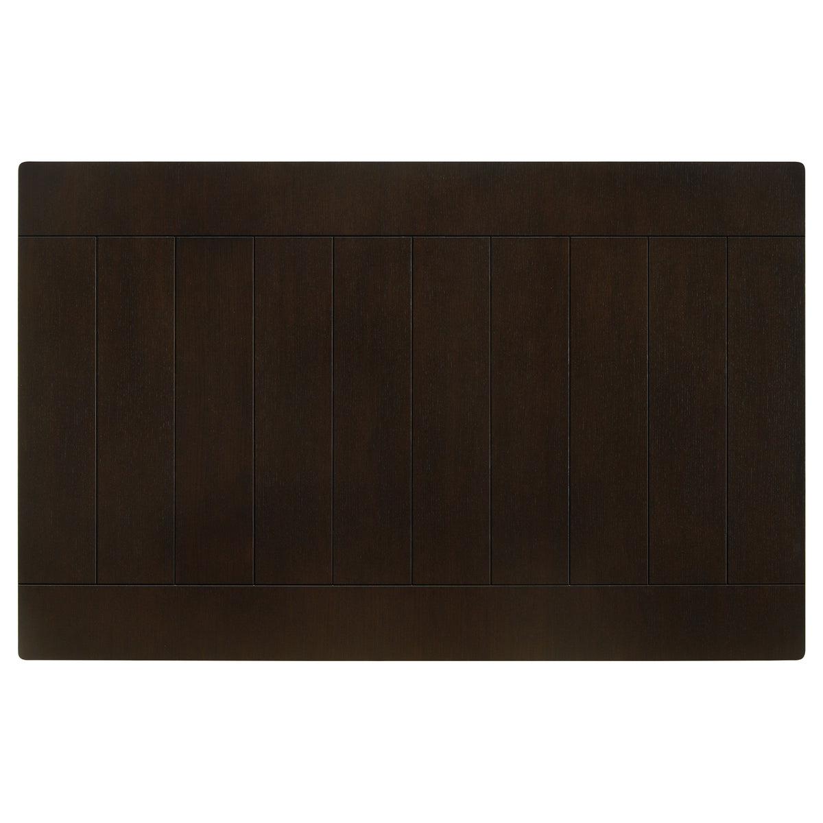 Dalila 66" Plank-Top Dining Table & Sets - Cappuccino Wood with Ladder-Back Chairs & Tufted Bench – view 19
