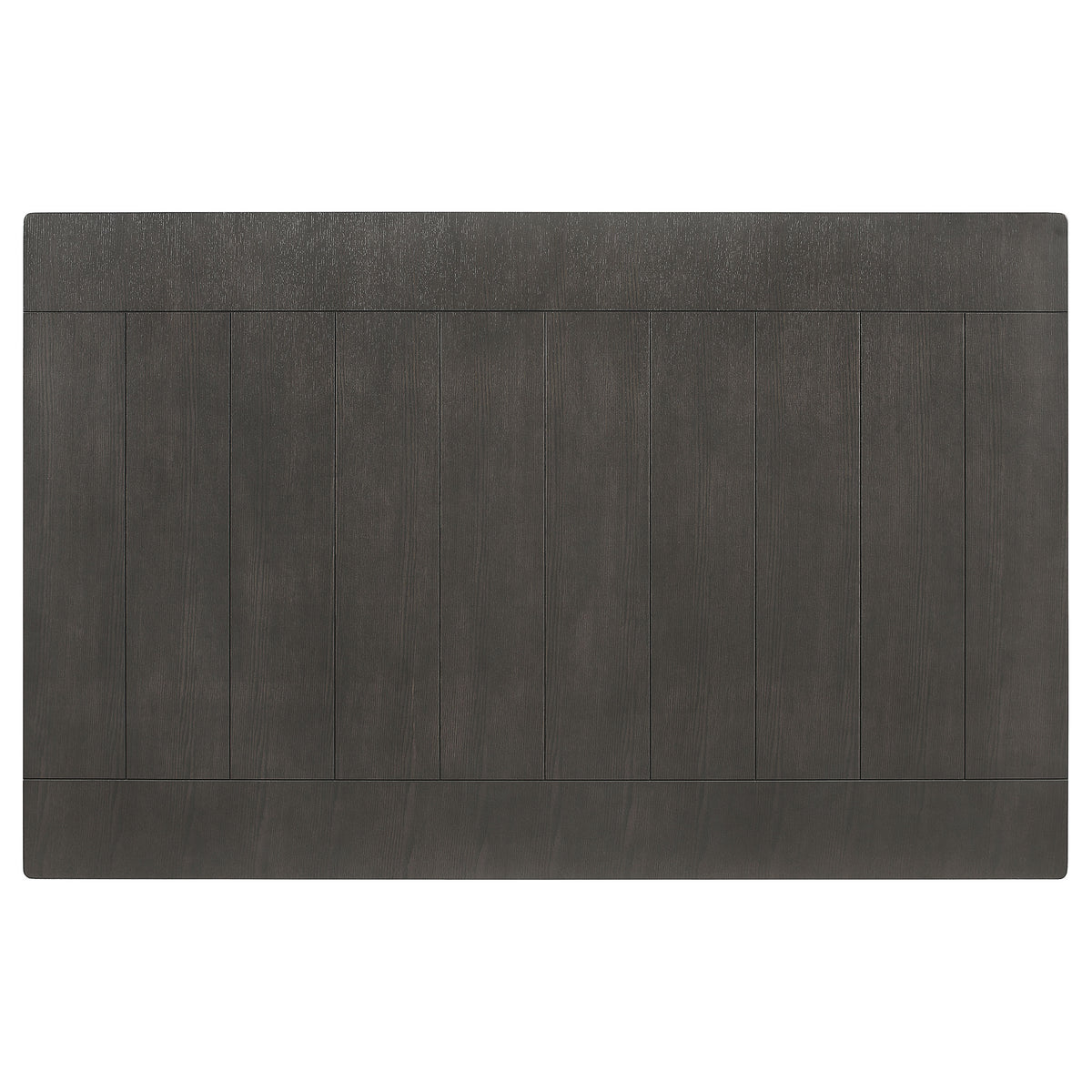Dalila Plank-Top Dining Table & Sets - 66" Table, Ladder-Back Chairs & Tufted Bench in Dark Grey – view 11