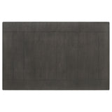 Dalila Plank-Top Dining Table & Sets - 66" Table, Ladder-Back Chairs & Tufted Bench in Dark Grey – view 11