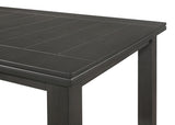 Dalila Plank-Top Dining Table & Sets - 66" Table, Ladder-Back Chairs & Tufted Bench in Dark Grey – view 12
