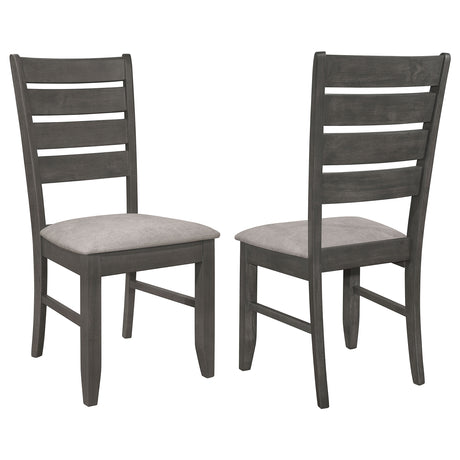 Dalila Plank-Top Dining Table & Sets - Set of 2 Side Chairs
