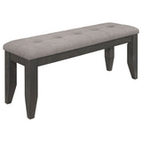 Dalila Plank-Top Dining Table & Sets - 47" Upholstered Bench