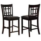 Lavon Oval Counter Height Extension Table & 5-Piece Set - Set of 2 Counter Chairs