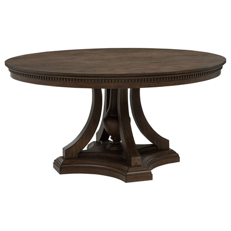 Baney Ridgewell Dining Collection - 60" Round Pedestal Table Only