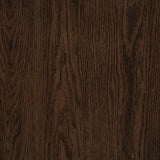 Baney Ridgewell Dining Collection - Trestle Extension or Round Pedestal Table, Tufted Wingback Chairs in Dark Oak