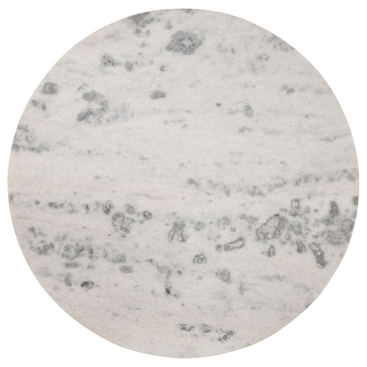 Ortega Dining Collection - 46" Round Marble Top Pedestal Table, Coffee Leatherette Chairs & Marble Top Sideboard – view 5