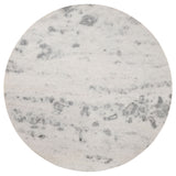 Ortega Dining Collection - 46" Round Marble Top Pedestal Table, Coffee Leatherette Chairs & Marble Top Sideboard – view 5