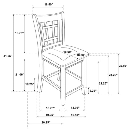Lavon Counter Height Extension Dining Table & Set – View 21