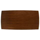 Malone 78" Dining Table & Sets - Mid-Century Modern Dark Walnut with Upholstered Z-Style Arm Chairs – view 16