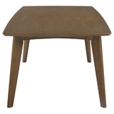 Malone 78" Dining Table & Sets - Mid-Century Modern Dark Walnut with Upholstered Z-Style Arm Chairs – view 8
