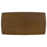 Malone 78" Dining Table & Sets - Mid-Century Modern Dark Walnut with Upholstered Z-Style Arm Chairs – view 9