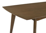 Malone 78" Dining Table & Sets - Mid-Century Modern Dark Walnut with Upholstered Z-Style Arm Chairs – view 10