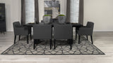 Catherine 84" Double Pedestal Dining Table & Sets - 7pcs- Table + 6 Arm Chairs