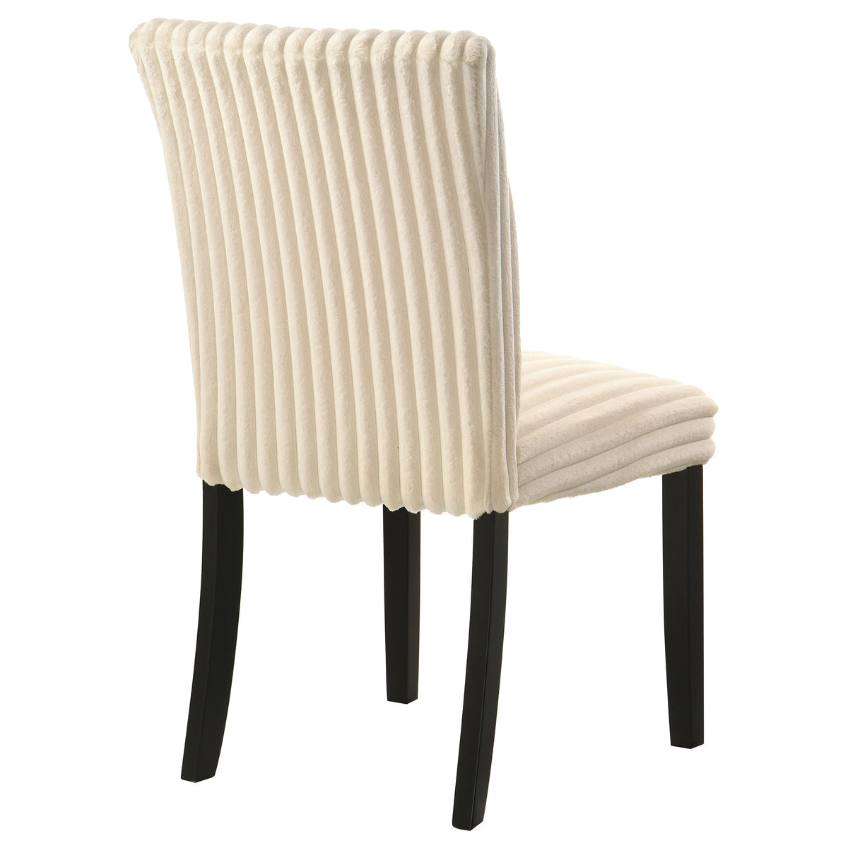 Dermott Upholstered Parson Dining Chairs, Set of 2 - Ribbed Corduroy in Cream, Chocolate or Black – view 12