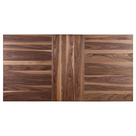 Spring Creek 77" Extension Dining Table & Sets - Natural Walnut with Chocolate or Taupe Upholstered Chairs – view 20