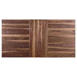 Spring Creek 77" Extension Dining Table & Sets - Natural Walnut with Chocolate or Taupe Upholstered Chairs – view 11