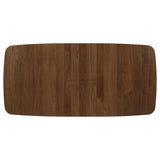 Redbridge Butterfly Leaf Dining Table & Sets - Mid-Century Walnut with Grey Fabric or Black Leatherette Chairs – view 18