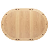 Lavon Round-to-Oval Extension Dining Table & 5-Piece Set - Pedestal Storage Base in Light Oak – view 14