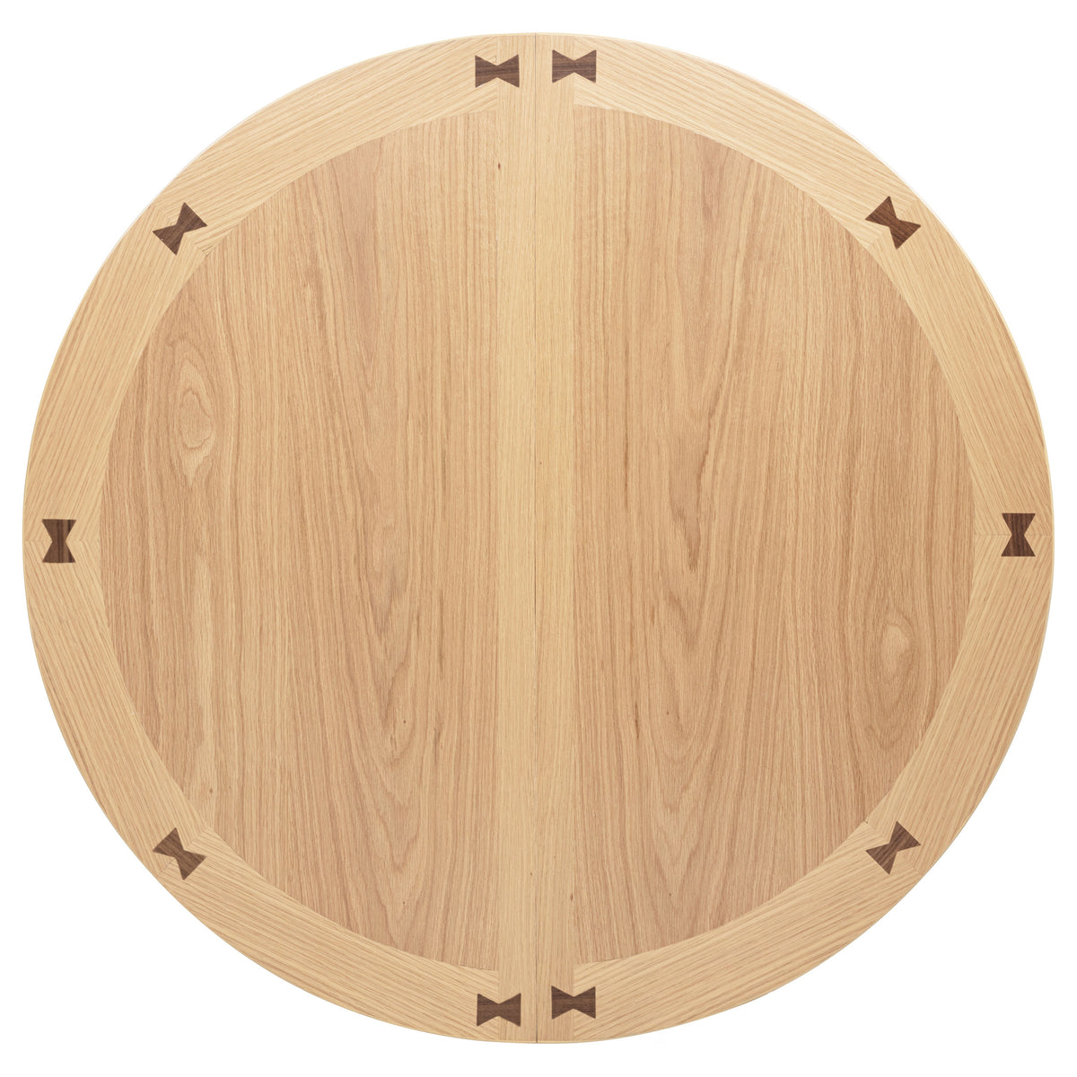 Lavon Round-to-Oval Extension Dining Table & 5-Piece Set - Pedestal Storage Base in Light Oak – view 15