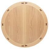 Lavon Round-to-Oval Extension Dining Table & 5-Piece Set - Pedestal Storage Base in Light Oak – view 15