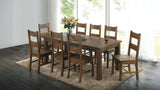 Coleman 79" Rectangular Dining Table & Sets - 9pcs- Table + 8 Side Chairs