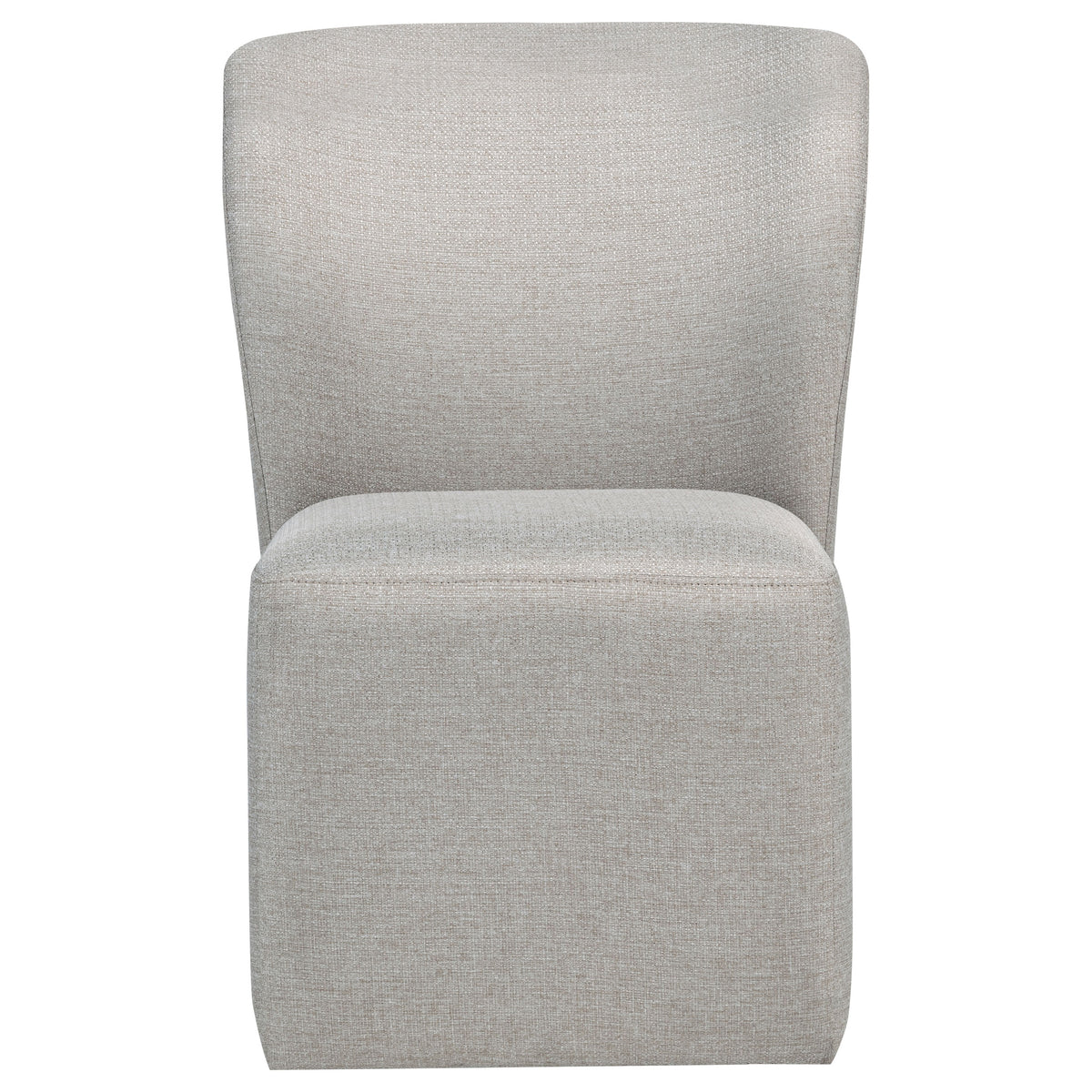 Jaelynn Upholstered Parsons Dining Chairs with Casters (Set of 2) - Beige, Charcoal or Tan – view 4