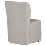Jaelynn Upholstered Parsons Dining Chairs with Casters (Set of 2) - Beige, Charcoal or Tan – view 5