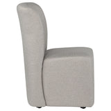 Jaelynn Upholstered Parsons Dining Chairs with Casters (Set of 2) - Beige, Charcoal or Tan – view 6