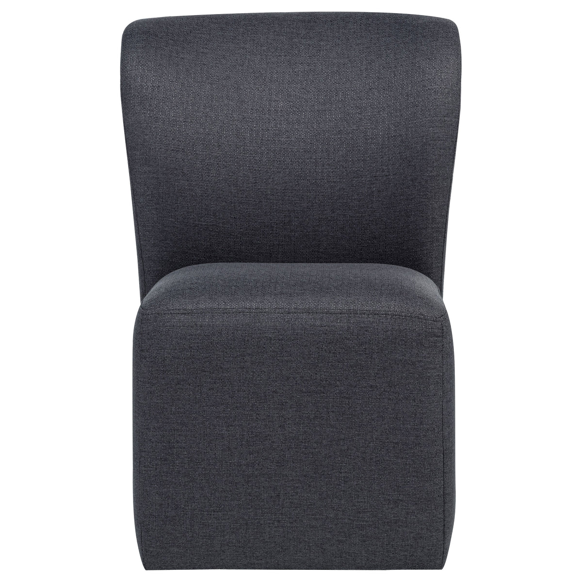 Jaelynn Upholstered Parsons Dining Chairs with Casters (Set of 2) - Beige, Charcoal or Tan – view 7