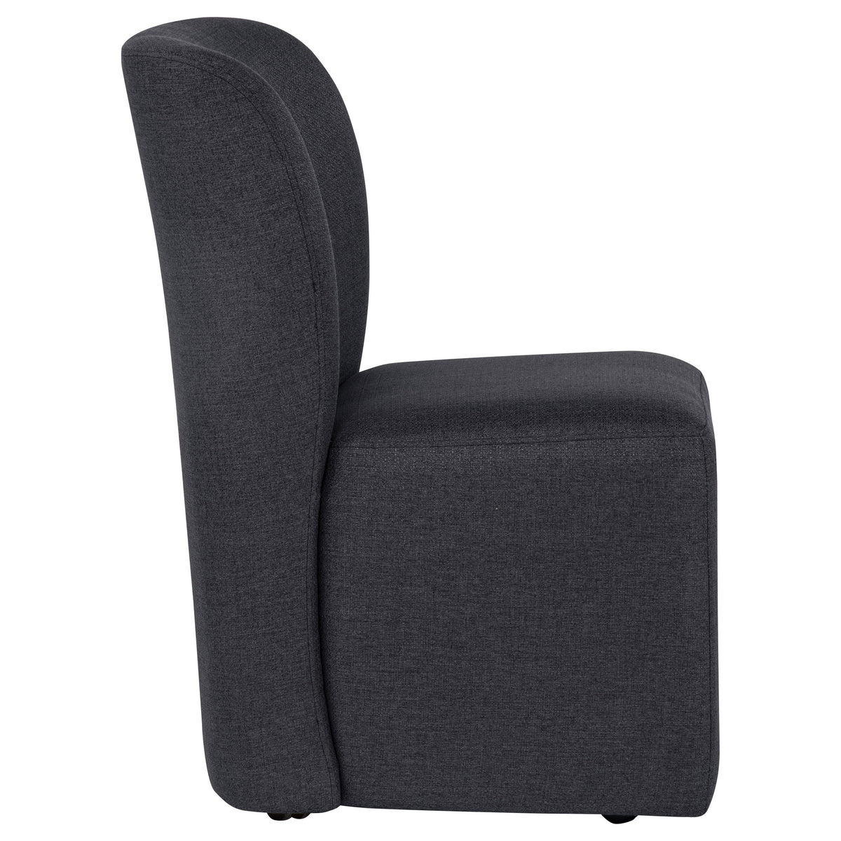 Jaelynn Upholstered Parsons Dining Chairs with Casters (Set of 2) - Beige, Charcoal or Tan – view 9