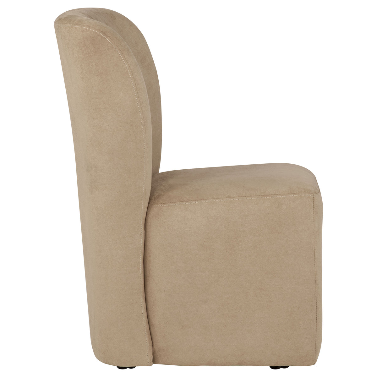 Jaelynn Upholstered Parsons Dining Chairs with Casters (Set of 2) - Beige, Charcoal or Tan – view 12