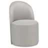 Aubrey Upholstered Barrel Dining Chairs, Set of 2 - Beige (Set of 2)