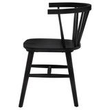 Jeffries Windsor Dining Side Chairs, Set of 2 - Spindle Back Wood Chairs in Black or Walnut – view 7