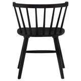 Jeffries Windsor Dining Side Chairs, Set of 2 - Spindle Back Wood Chairs in Black or Walnut – view 9