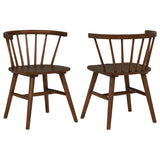 Jeffries Windsor Dining Side Chairs, Set of 2 - Walnut