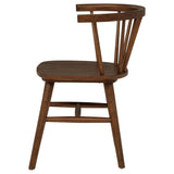 Jeffries Windsor Dining Side Chairs, Set of 2 - Spindle Back Wood Chairs in Black or Walnut – view 17