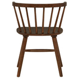 Jeffries Windsor Dining Side Chairs, Set of 2 - Spindle Back Wood Chairs in Black or Walnut – view 19