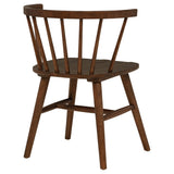 Jeffries Windsor Dining Side Chairs, Set of 2 - Spindle Back Wood Chairs in Black or Walnut – view 20