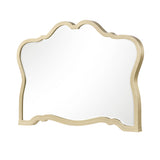 Athena Ivory Bedroom Set with Light Gold Accents & Classic Design
