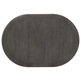 Lavon 42-60" Round to Oval Extension Dining Table & Sets - Pedestal Storage in Medium Grey – view 18