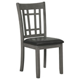 Lavon 42-60" Round to Oval Extension Dining Table & Sets - Pedestal Storage in Medium Grey – view 20