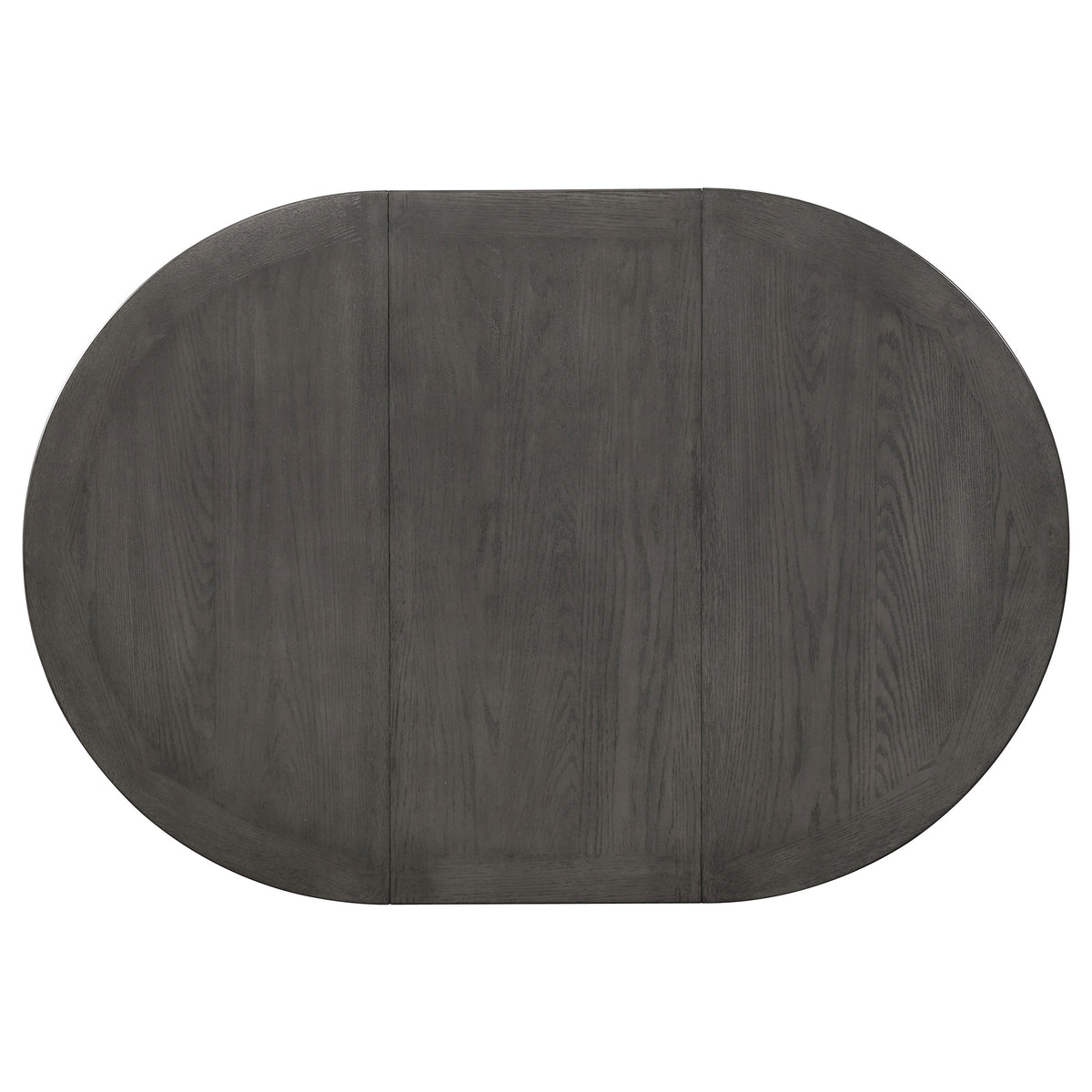 Lavon 42-60" Round to Oval Extension Dining Table & Sets - Pedestal Storage in Medium Grey – view 8