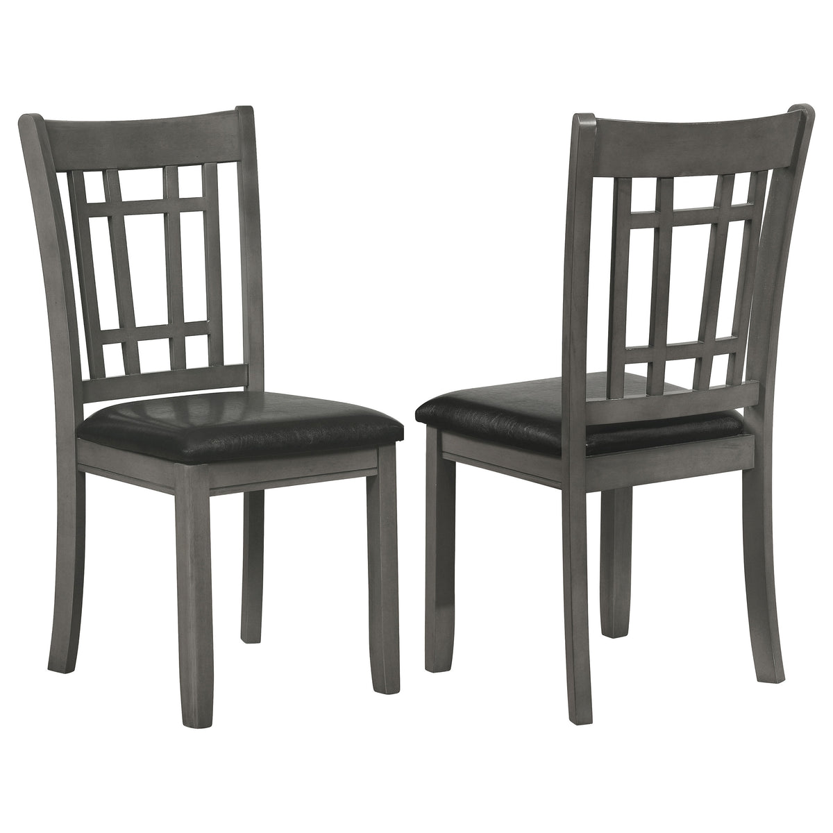 Lavon 42-60" Round to Oval Extension Dining Table & Sets - Set of 2 Side Chairs