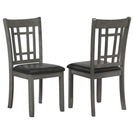 Lavon 42-60" Round to Oval Extension Dining Table & Sets - Set of 2 Side Chairs