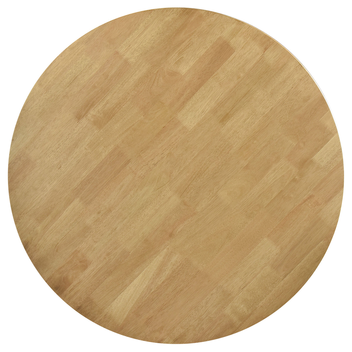 Elowen 42" Round Dining Table & 5-Piece Set - Mid-Century Geometric Base in Light Walnut – view 14