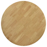 Elowen 42" Round Dining Table & 5-Piece Set - Mid-Century Geometric Base in Light Walnut – view 14